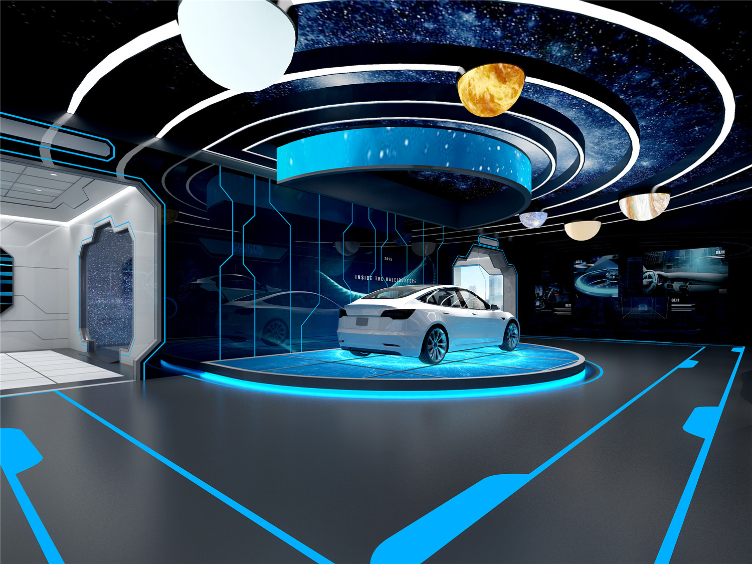 车展设计/上汽荣威/科技未来感/创意互动/新车发布会|空间|展示设计 |KUANG_K - 原创作品 - 站酷 (ZCOOL)